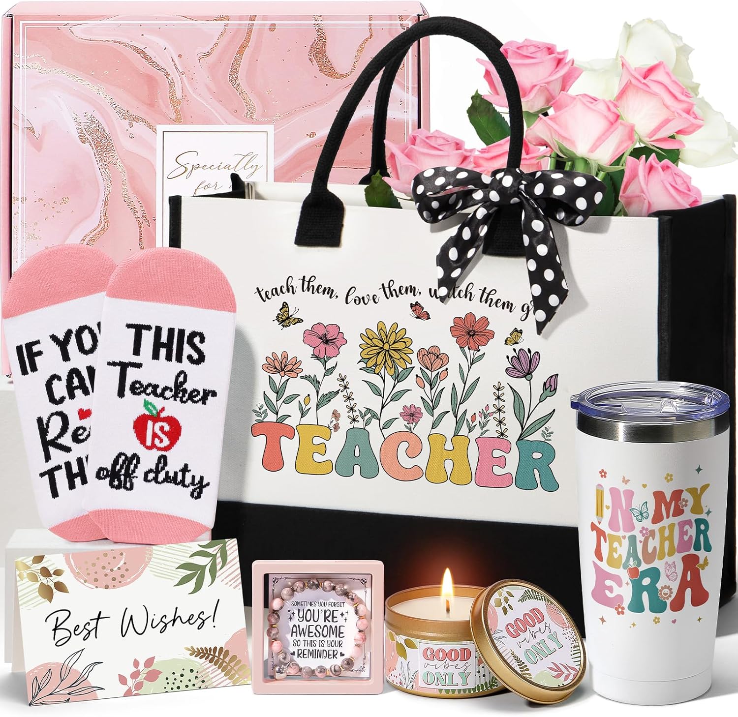 Mayicivo Thank You Gifts for Women, Administrative Professional Day Gifts, Chaos Coordinator Gifts for Coworkers Employee Boss Lady Manager Nurse Teacher Appreciation Gifts, Birthday Gifts with Canvas Tote Bag
