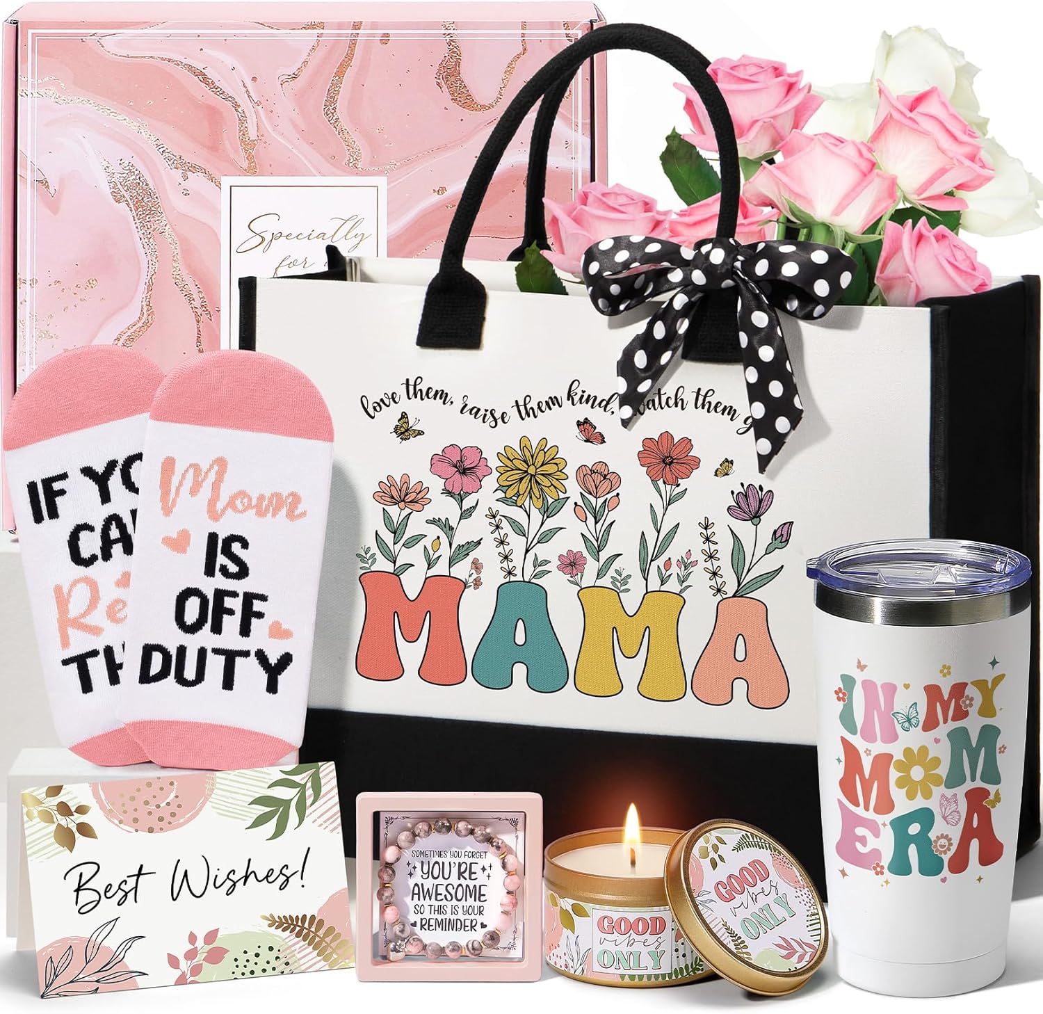 Mayicivo Thank You Gifts for Women, Administrative Professional Day Gifts, Chaos Coordinator Gifts for Coworkers Employee Boss Lady Manager Nurse Teacher Appreciation Gifts, Birthday Gifts with Canvas Tote Bag